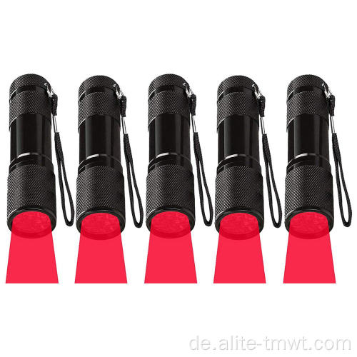 Handheld Mini Red LED Taschenlampe